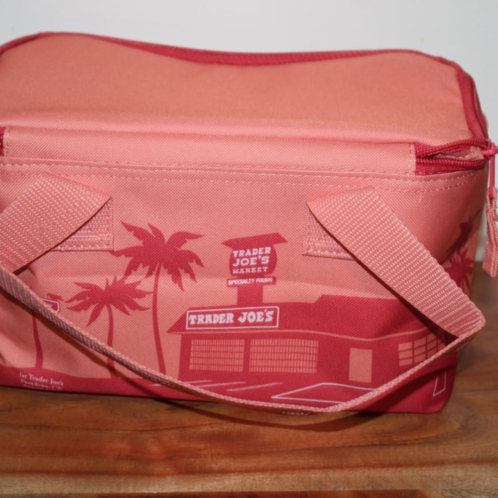 Trader Joe's Pink and Red Cooler Bag